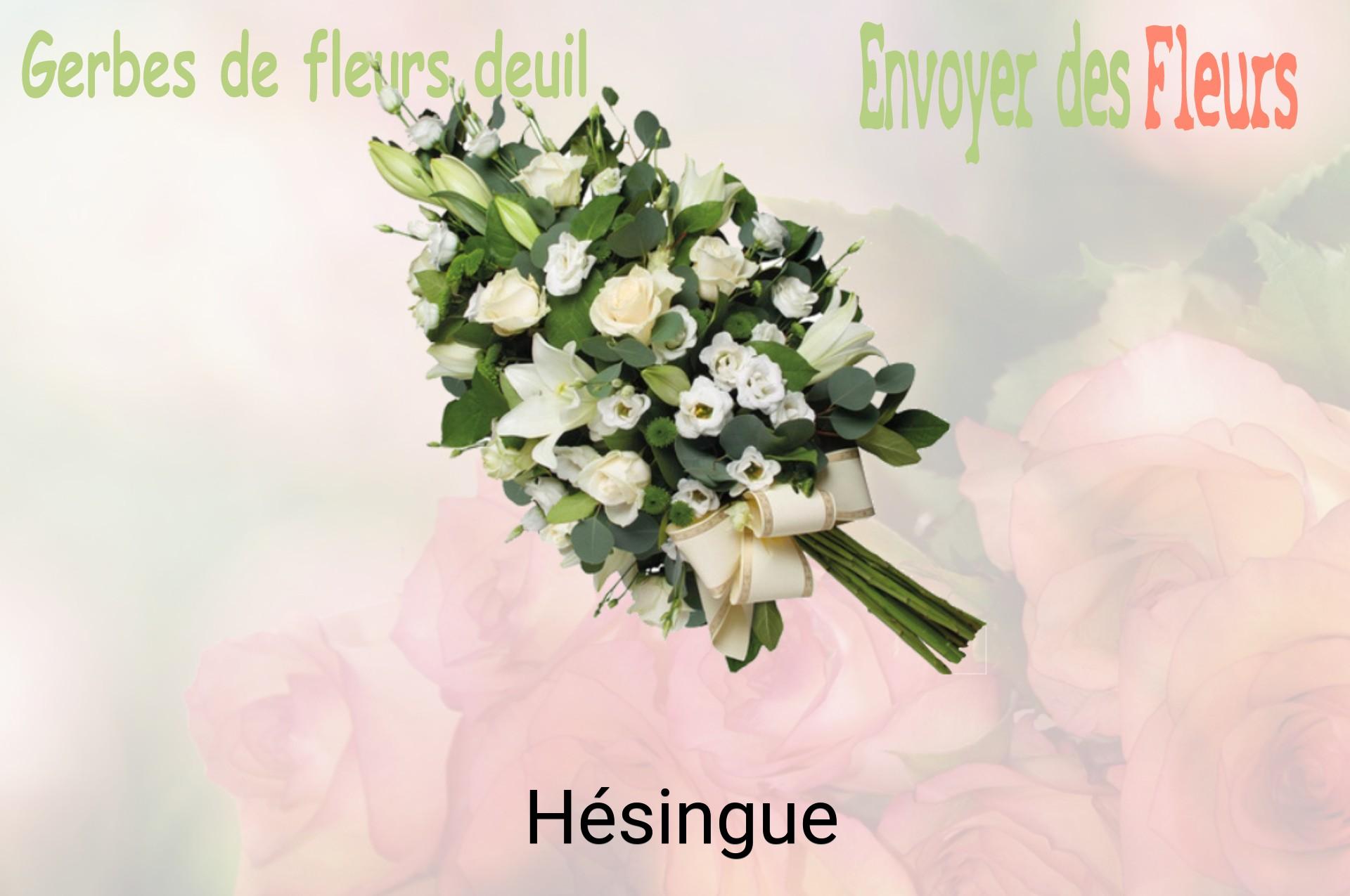 Gerbe de fleurs de deuil livrée à Hésingue